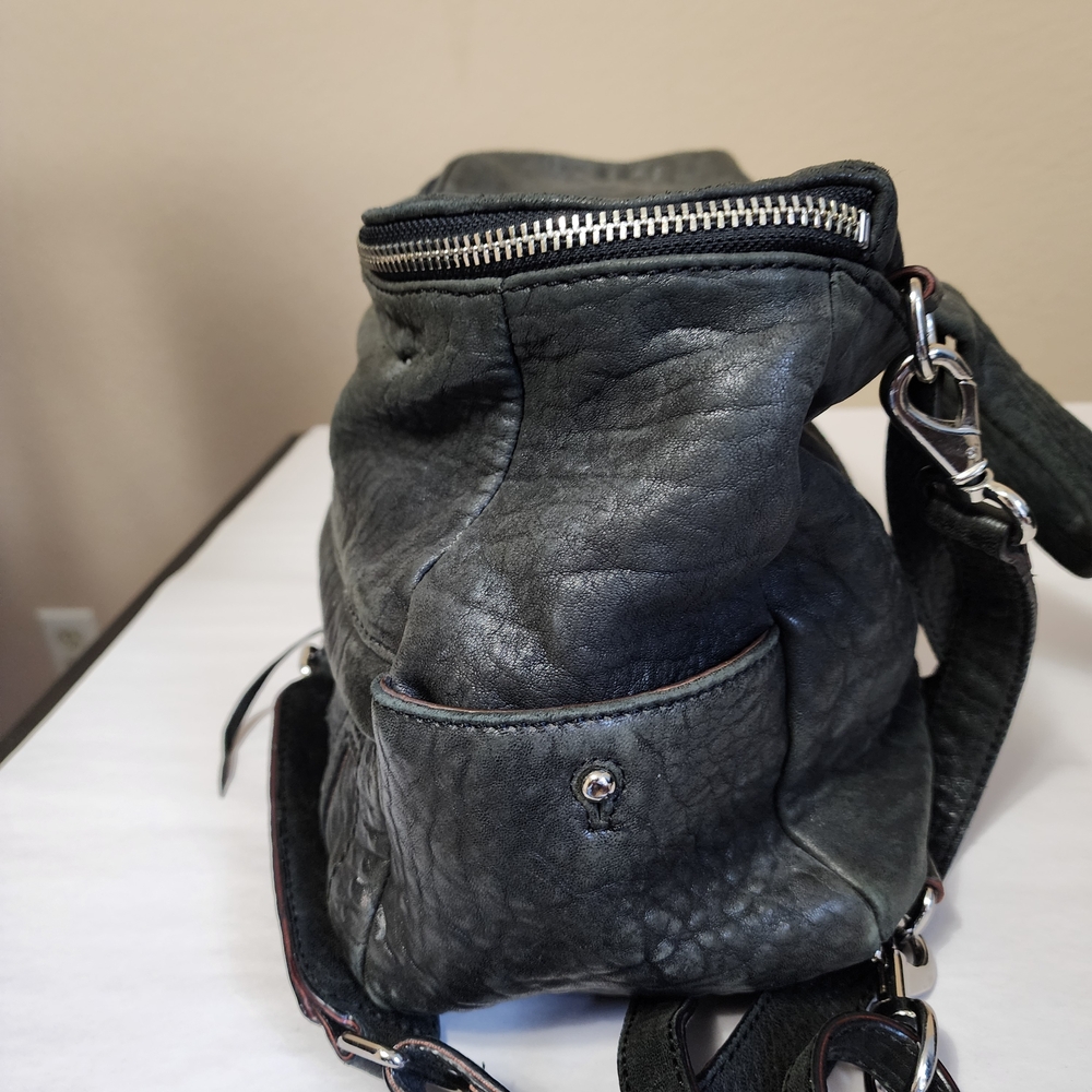 Black Textured Backpack - image 3